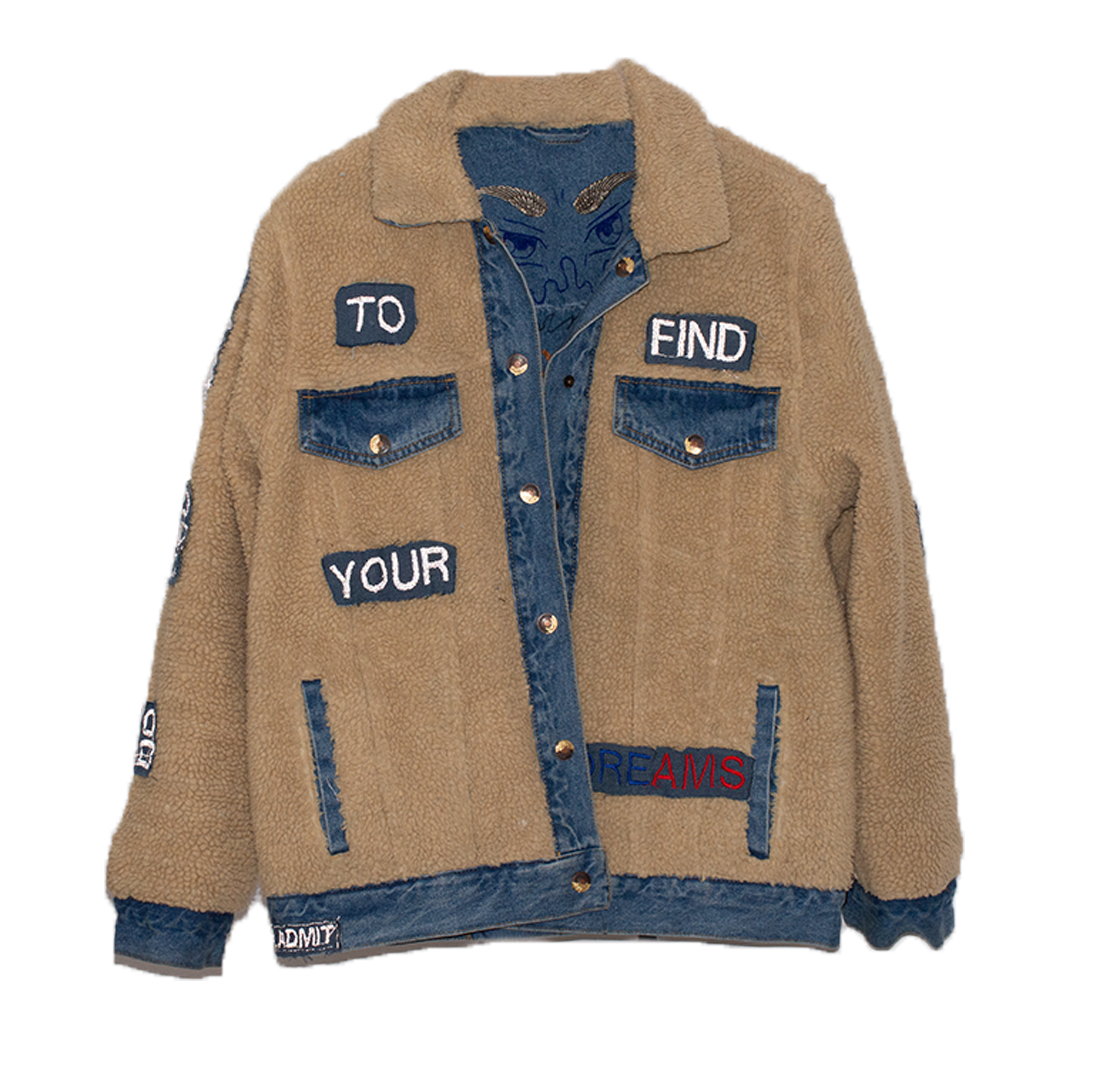 ZAKURO REFLECTIVE 2 in 1 DENIM SHERPA 1/1 – NO ADMIT