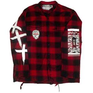 Limit Ed. Scary Love Flannel-5 Made - NO ADMIT